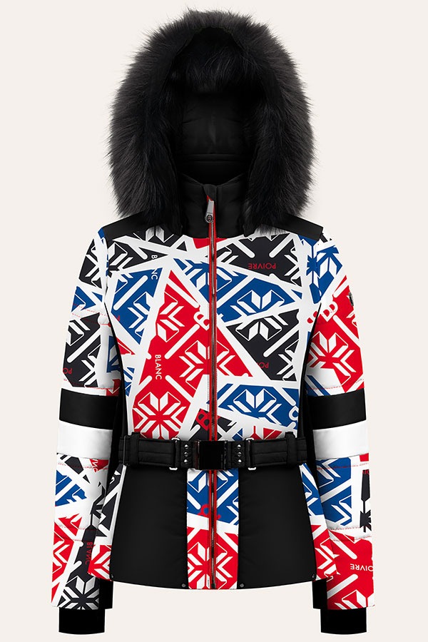 ��SALE 30%��POIVRE BRANC ��ǥ����� ������ ���㥱�å� W24-1003-WO 2410031P 3018 PRINT SCARLET