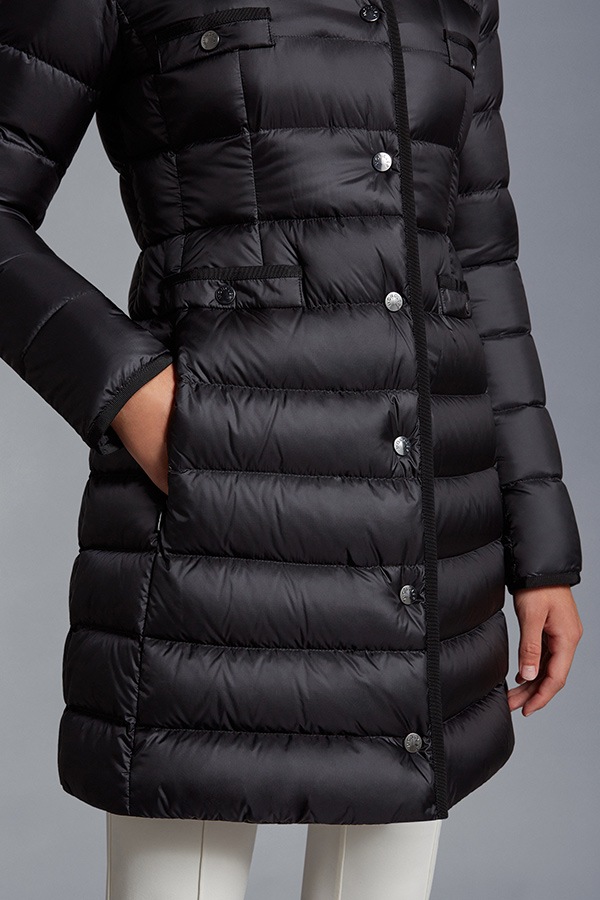 MONCLER ��󥯥졼�� ��ǥ����� ���㥱�å� 093-1C000-22-595FE Hirma Long Down Jacket 999 Black