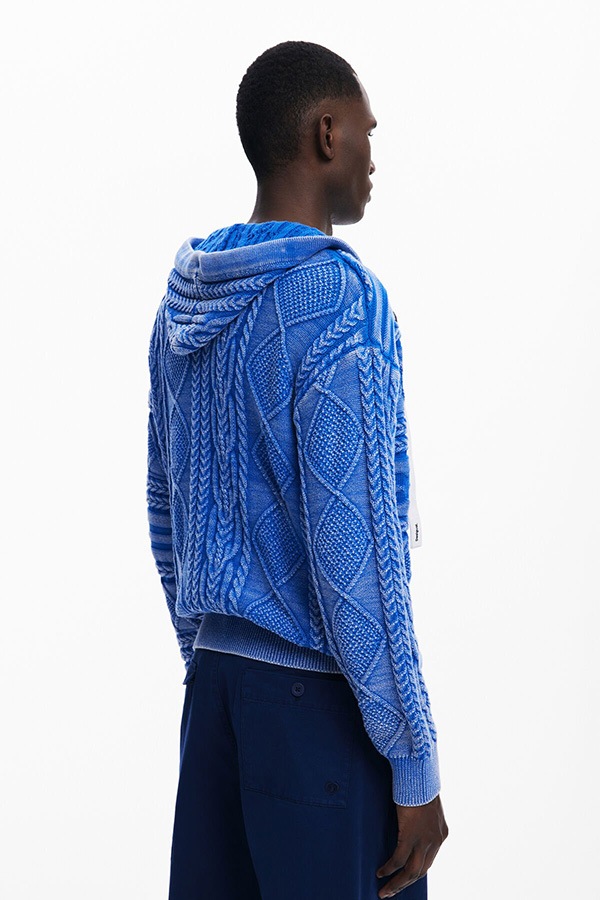 ��SALE 50%��DESIGUAL �ǥ������� ��� �������� �ѡ����� 25WMJF08 JERS_BLUEWASHED 5010