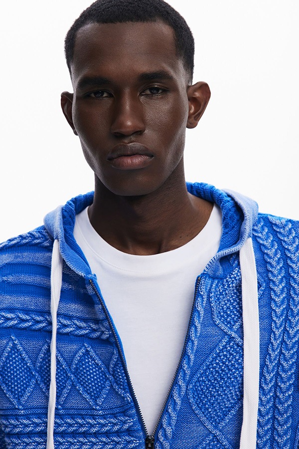 ��SALE 50%��DESIGUAL �ǥ������� ��� �������� �ѡ����� 25WMJF08 JERS_BLUEWASHED 5010