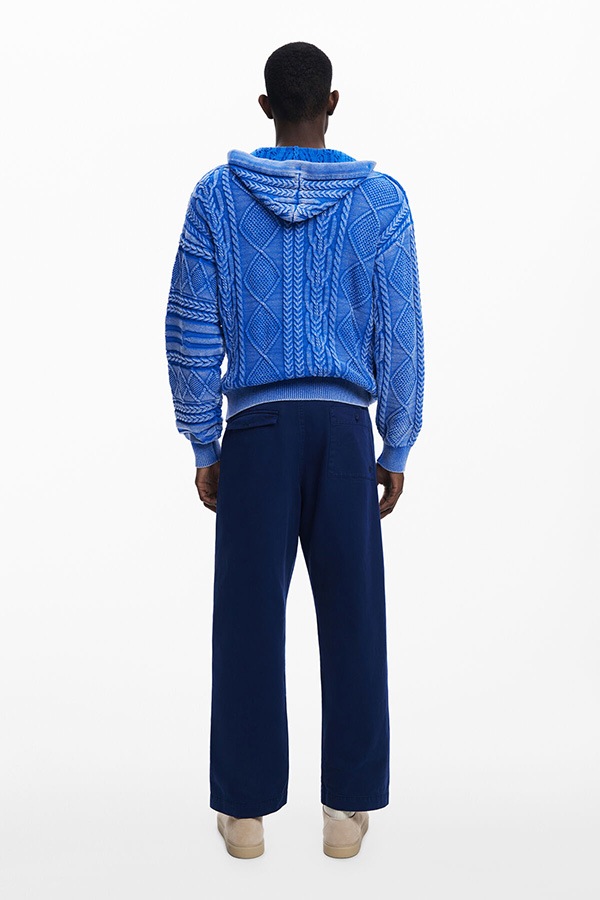 ��SALE 50%��DESIGUAL �ǥ������� ��� �������� �ѡ����� 25WMJF08 JERS_BLUEWASHED 5010