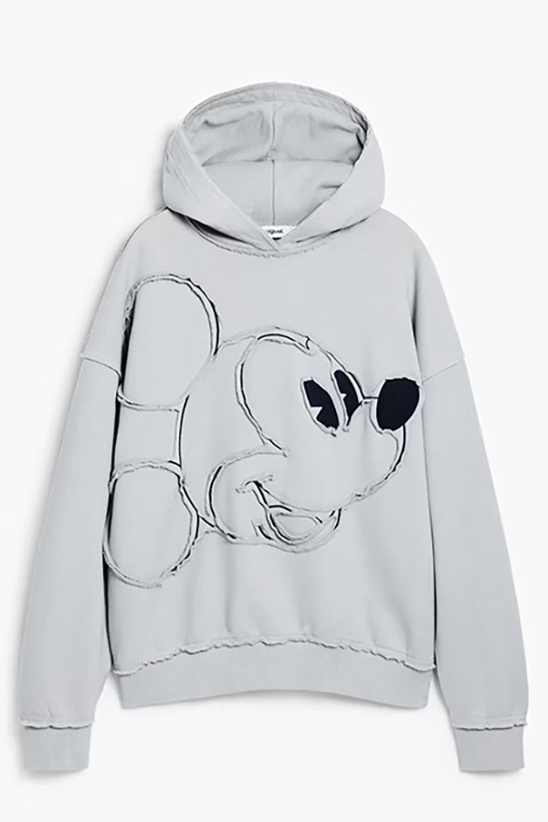 ��SALE 50%��DESIGUAL �ǥ������� ��� �������å� 25WMSK08 SWEAT_SHEFFIELD_MICKEY 1001