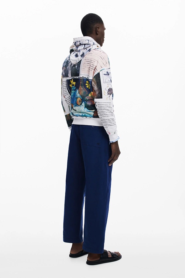 ��SALE 40%��DESIGUAL �ǥ������� �������å� �ѡ����� ��� 25WMSK11 SWEAT_BRADFORD 1001