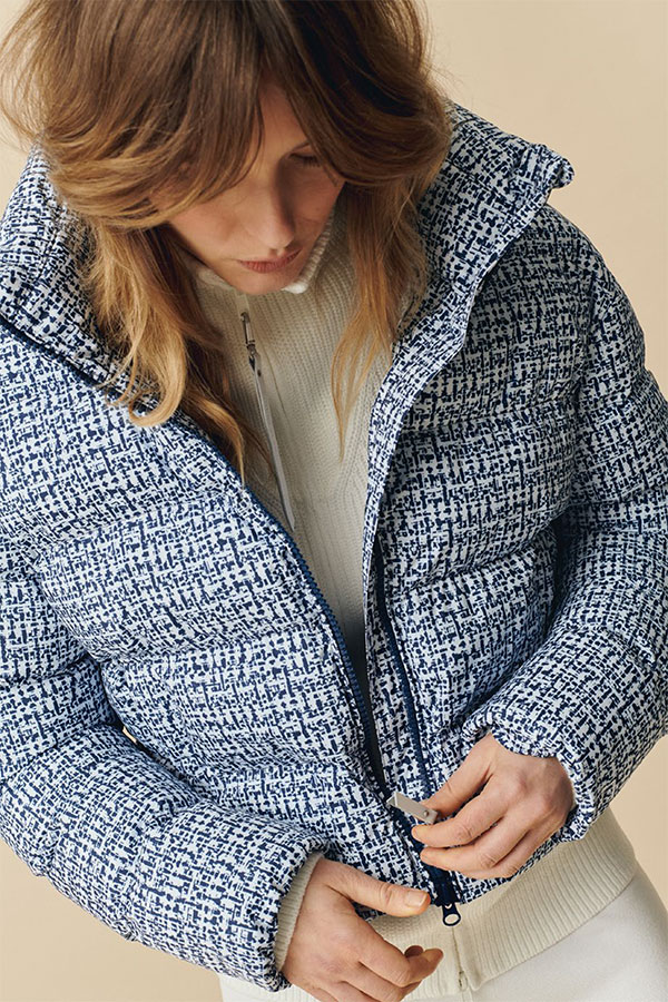 POIVRE BRANC 㥱å ǥ W24-1203-WO 2412031T 3022 TWEED GOTHIC B