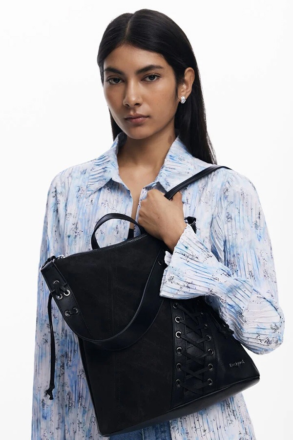 ��SALE 50%��DESIGUAL �ǥ������� �Хå��ѥå� ��ǥ����� 25WAKP12 BACK_BLACK PATCH TANGO  PRETORIA MINI 2000