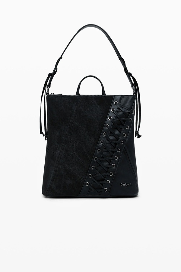 ��SALE 50%��DESIGUAL �ǥ������� �Хå��ѥå� ��ǥ����� 25WAKP12 BACK_BLACK PATCH TANGO  PRETORIA MINI 2000