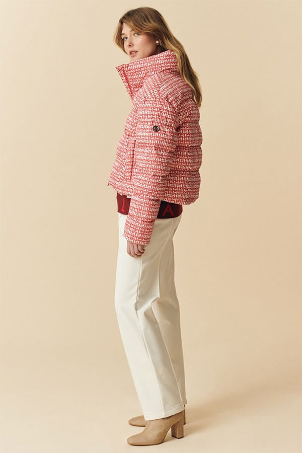 ��SALE 30%��POIVRE BRANC ���������㥱�å� ��ǥ����� W24-1203-WO 2412031T 3023  TWEED SCARLET