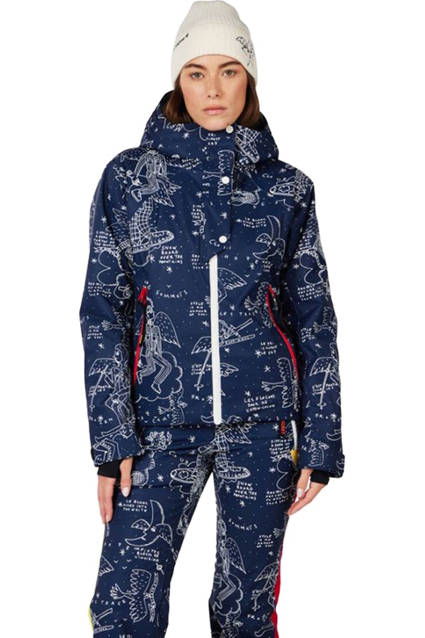 ��SALE 30%��CASTELBAJAC ��ǥ����� ������ ���㥱�å� RLOWJ23 W JCC SUBLIM JKT A14 SNOW ANGELS COSMIC PRINT