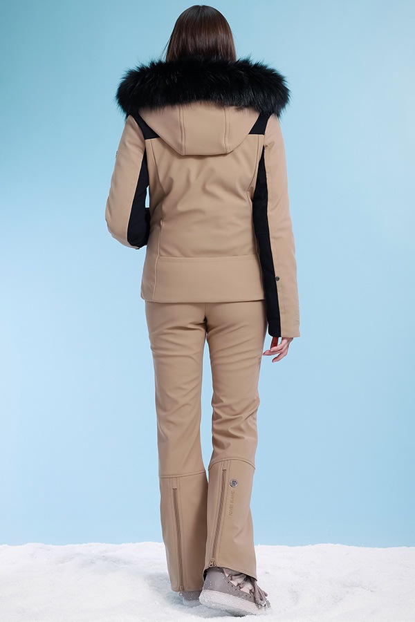��SALE 30%��POIVRE BRANC ���������㥱�å� ��ǥ����� Softshell Jacket 420123 W23-1100-WO 5247/almond brown/black