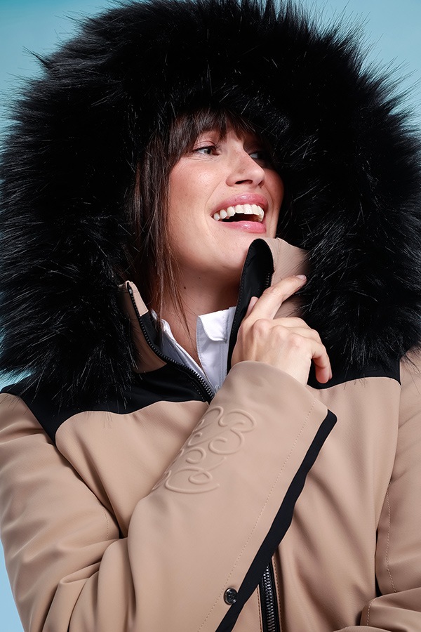 ��SALE 30%��POIVRE BRANC ���������㥱�å� ��ǥ����� Softshell Jacket 420123 W23-1100-WO 5247/almond brown/black