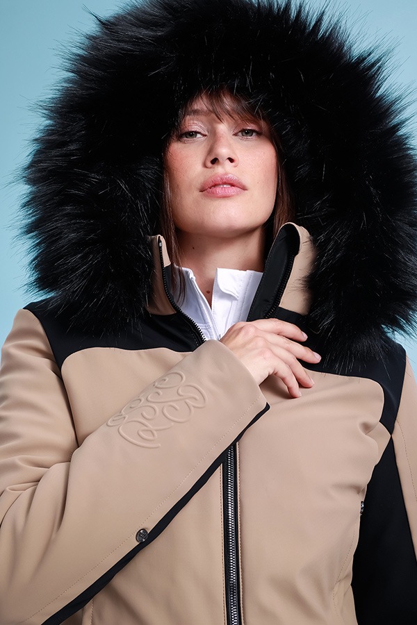 ��SALE 30%��POIVRE BRANC ���������㥱�å� ��ǥ����� Softshell Jacket 420123 W23-1100-WO 5247/almond brown/black