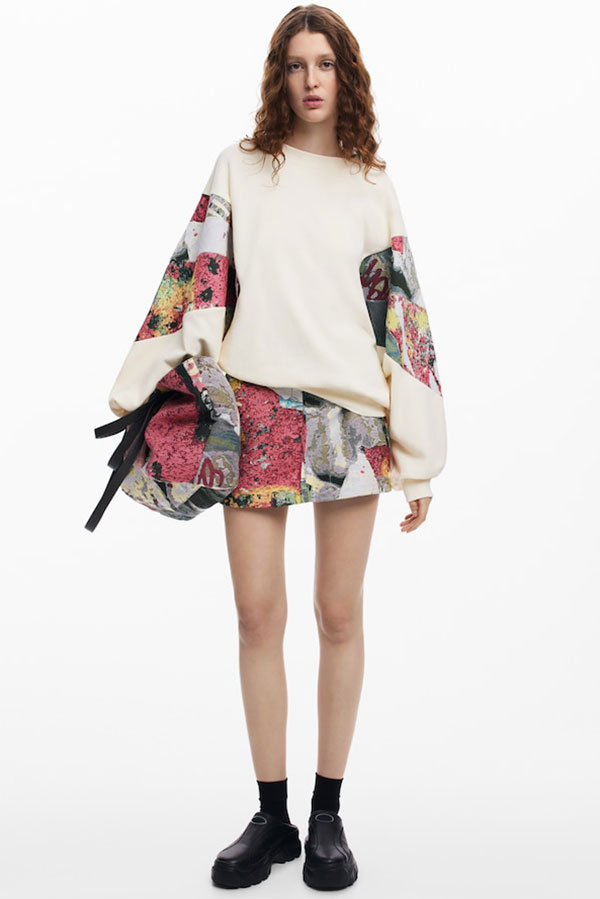 DESIGUAL ǥ ȥ졼ʡ ǥ 24WWSK26 SW_POSTERS_LACROIX 1001 CRUDO