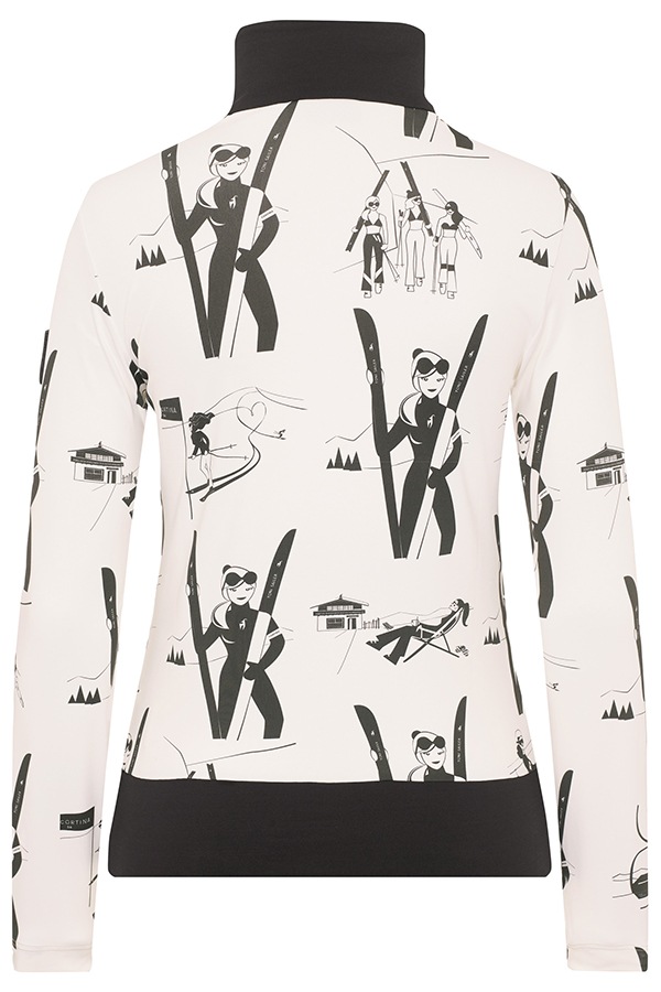 Toni Sailer �ȥˡ��������顼 ��ǥ����� ����������ʡ����㥱�å� 352307P WIEKA PRINT Women First Layer 201 bright white