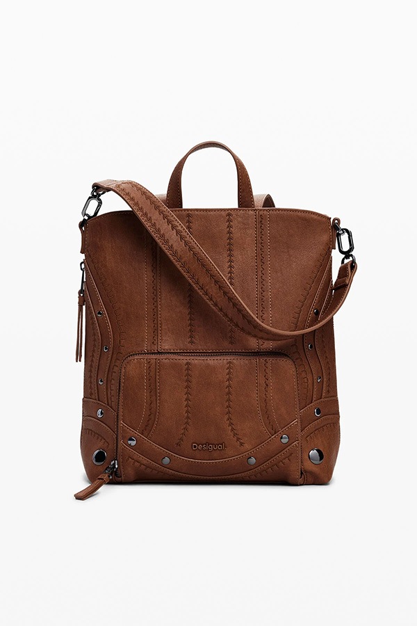 ��SALE 50%��DESIGUAL �ǥ������� �Хå��ѥå� ��ǥ����� 25WAKP23 BACK_EMBRO PATCH PRETORIA MINI CAMEL 6011 