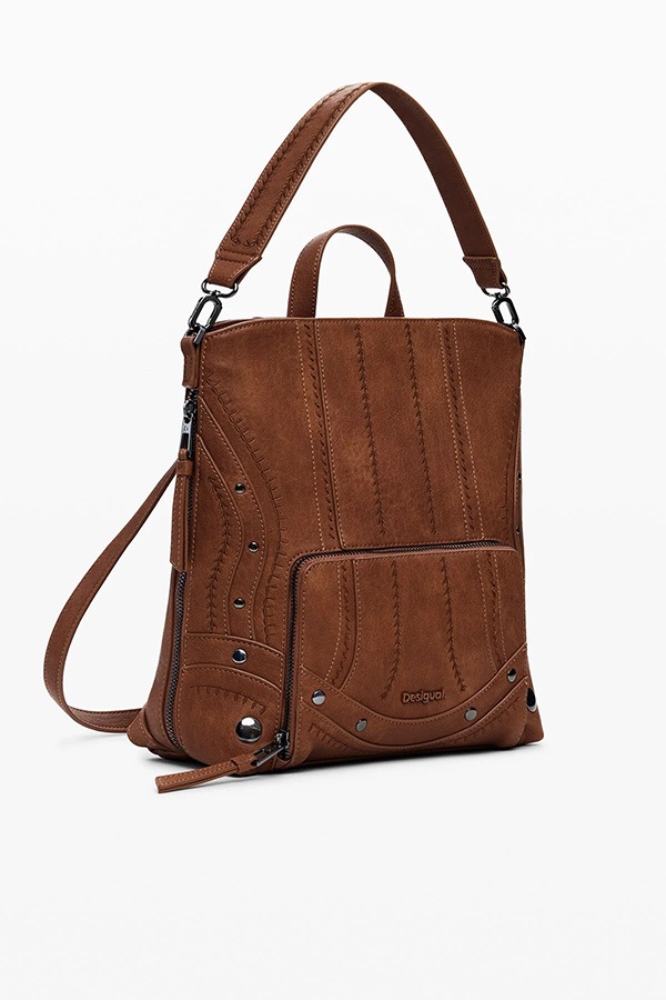 ��SALE 50%��DESIGUAL �ǥ������� �Хå��ѥå� ��ǥ����� 25WAKP23 BACK_EMBRO PATCH PRETORIA MINI CAMEL 6011 