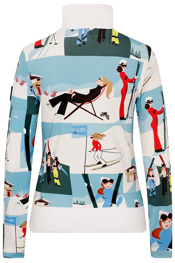 Toni Sailer �ȥˡ��������顼 ��ǥ����� ����������ʡ����㥱�å� 352307P WIEKA PRINT Women First Layer 463 rose powder