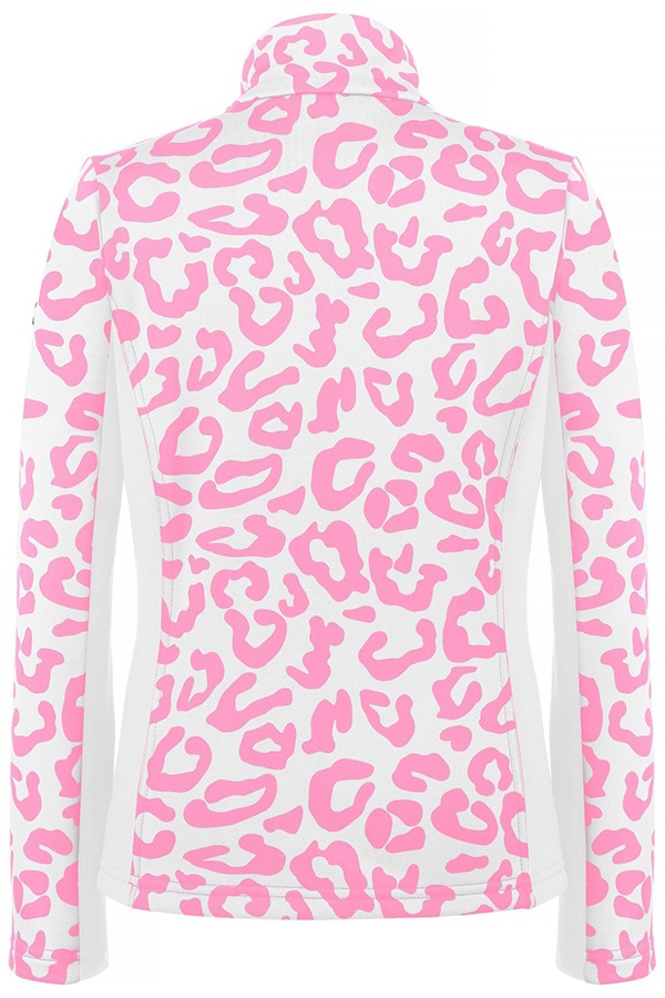 POIVRE BLANC �����������륺 ����ʡ����㥱�å� Sstrech Fleece Jacket  295536 W22-1702-JRGL/L 5183/leopard glory pink