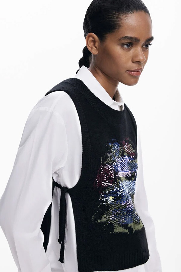 ��SALE 50%��DESIGUAL �ǥ������� �٥����դ������ ��ǥ����� 25WWCW01 CAM_CHALECO 1000