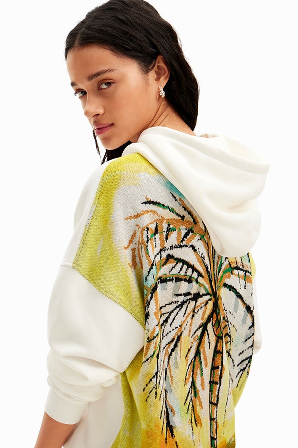 SALE 50%】DESIGUAL デシグアル スウェット レディース 24SWSK11