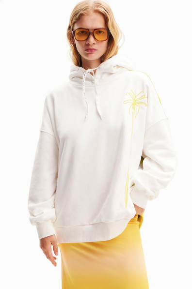 DESIGUAL ǥ  ǥ 24SWSK11 SWEAT_PALMER 1001/WHITE