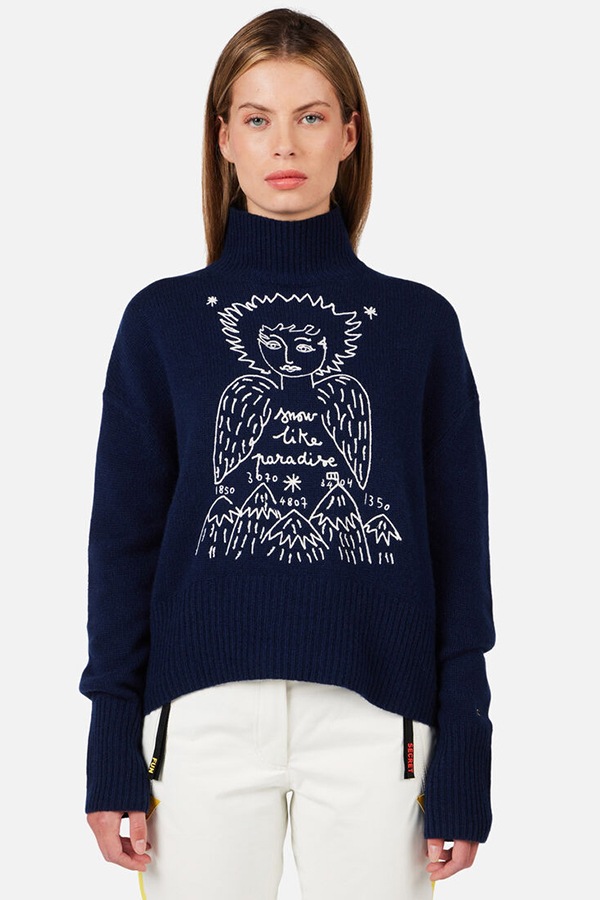 CASTELBAJAC ��ǥ����� ������ ����ʡ� �ץ륪���С� RLOWO04 W JCC SNOW ANGELS PULL 72T COSMIC BLUE