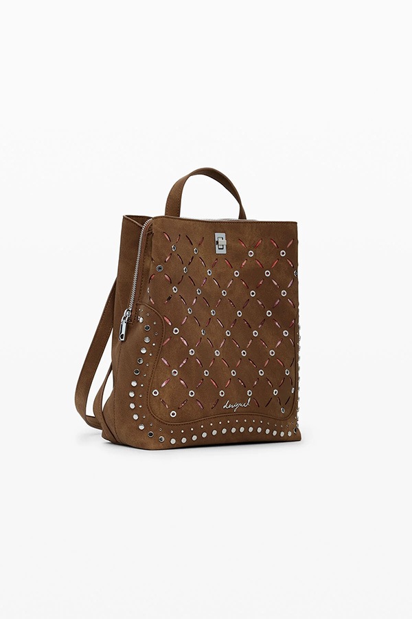 ��SALE 50%��DESIGUAL �ǥ������� �Хå��ѥå� ��ǥ����� 25WAKP31 BACK_YANKEE METAL PATCH SUMY MINI CAMEL 6011