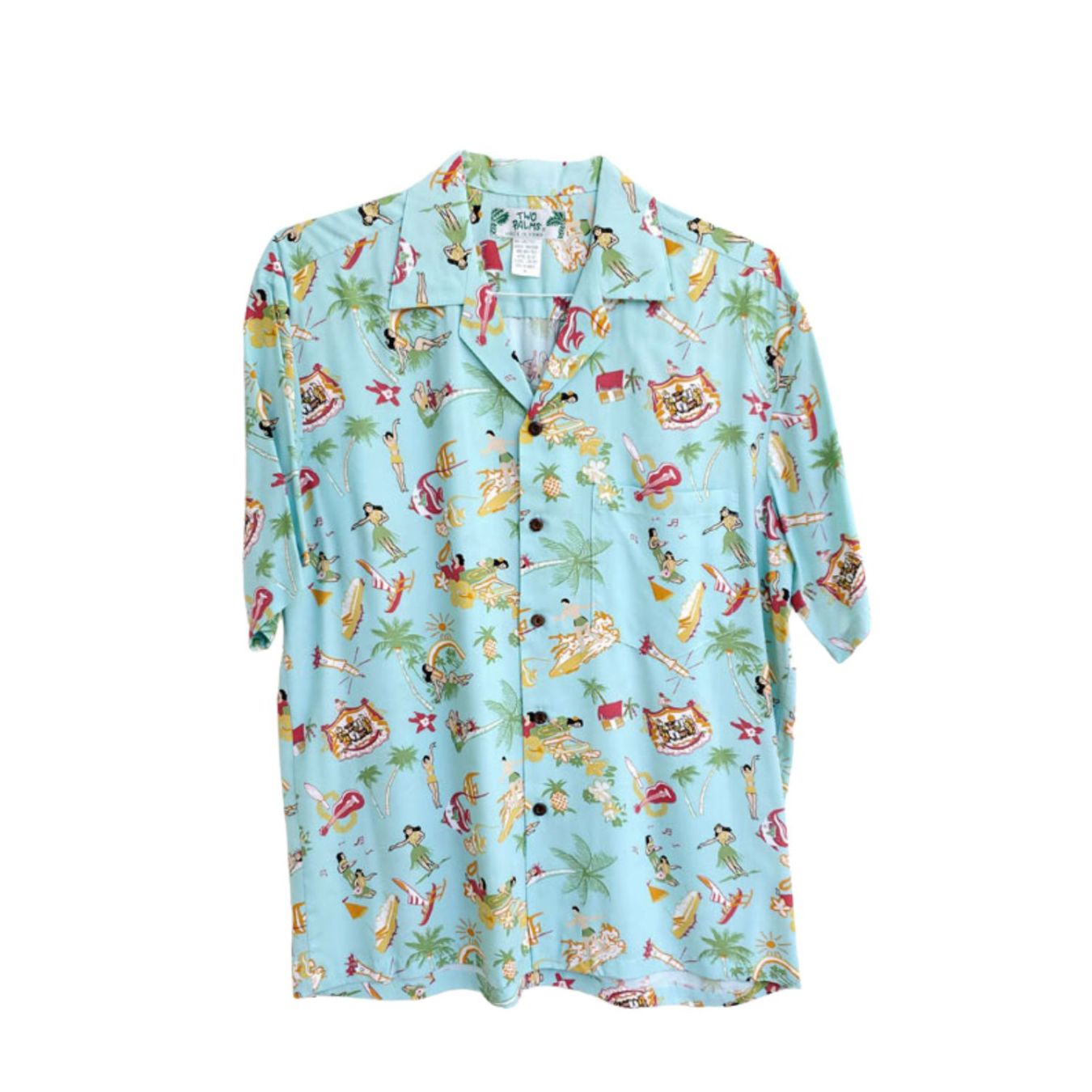 TWO PALMS �ȥ����ѡ��ॹ �����ϥ���� 501R Vintage Aloha aqua
