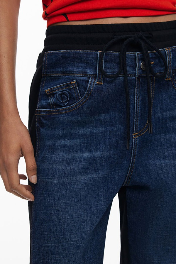 ��SALE 40%��DESIGUAL �ǥ������� �ѥ�� ��ǥ����� 25WWDD08 DENIM_KIMY 5008