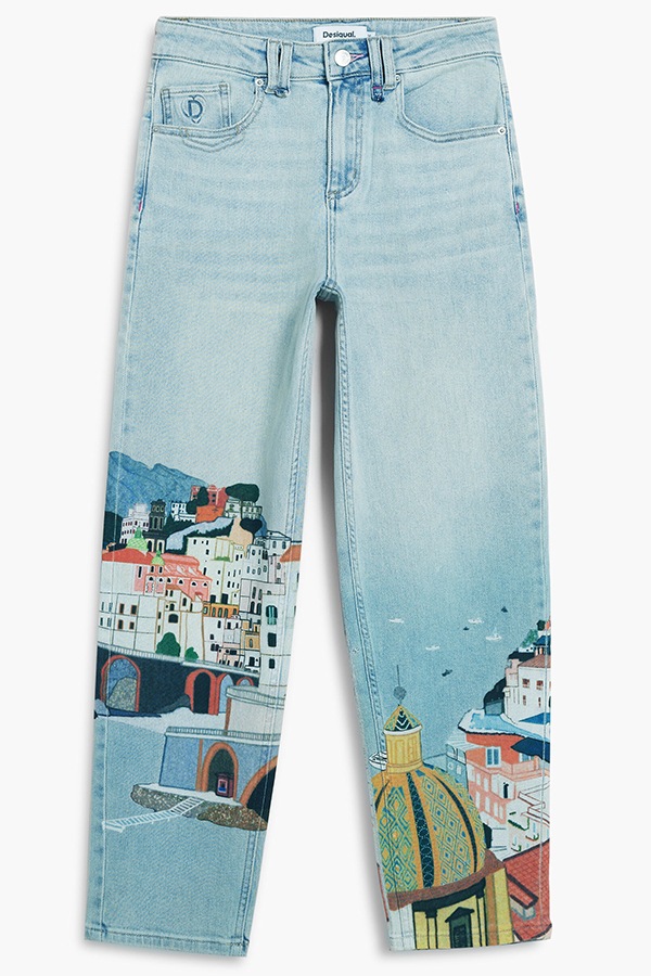 DESIGUAL �ǥ������� ��ǥ����� �ѥ�� 26SWDD01 DENIM_AMALFI 5053
