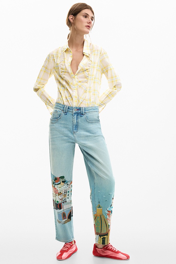 DESIGUAL �ǥ������� ��ǥ����� �ѥ�� 26SWDD01 DENIM_AMALFI 5053