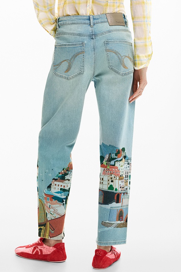 DESIGUAL �ǥ������� ��ǥ����� �ѥ�� 26SWDD01 DENIM_AMALFI 5053
