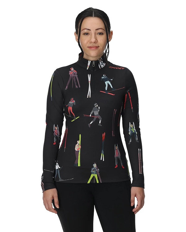 SALE 30%】SPYDER スパイダー レディース スキー インナー ハーフ