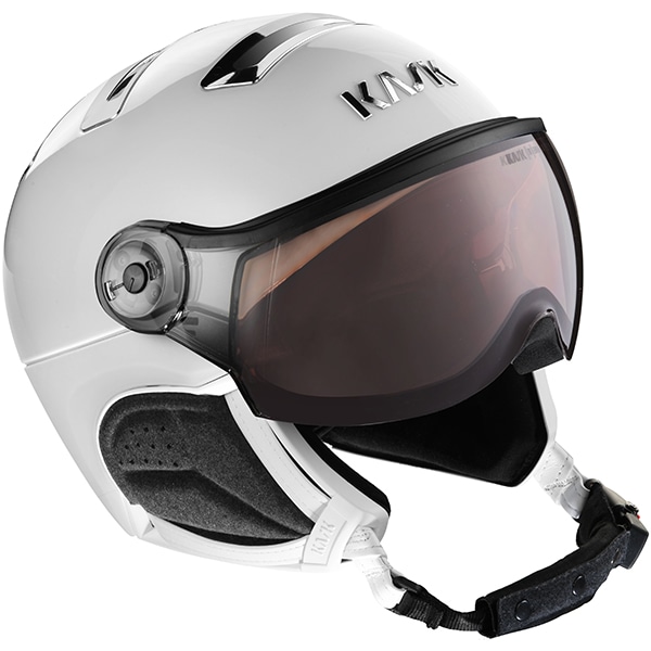 KASK  إå CHROME PHOTO VISOR  SHE00060 286 WHITE/SILVER