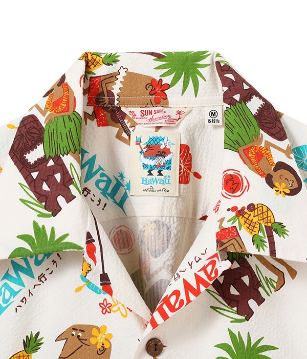 SUN SURF ���󥵡��� �����ϥ���� SS39537 TRIP TO HAWAII 105 OFF WHITE