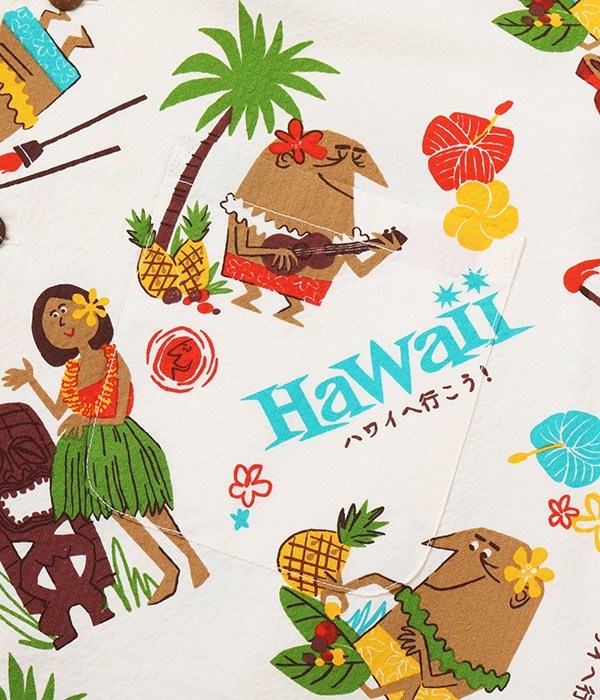 SUN SURF ���󥵡��� �����ϥ���� SS39537 TRIP TO HAWAII 105 OFF WHITE