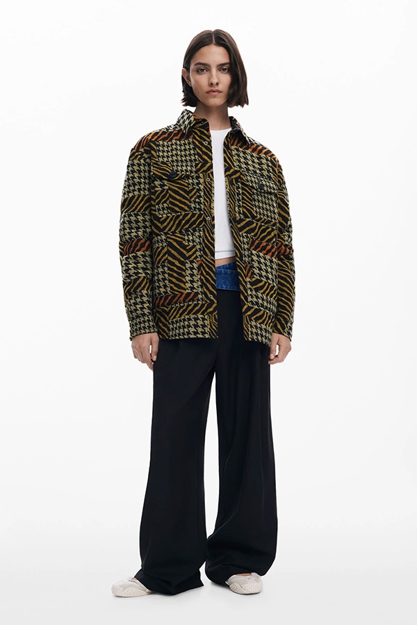 ��SALE 50%��DESIGUAL �ǥ������� ���㥱�å� ��ǥ����� 25WWEW03 CHAQ_HOUNDSTOOT_LACROIX 8019