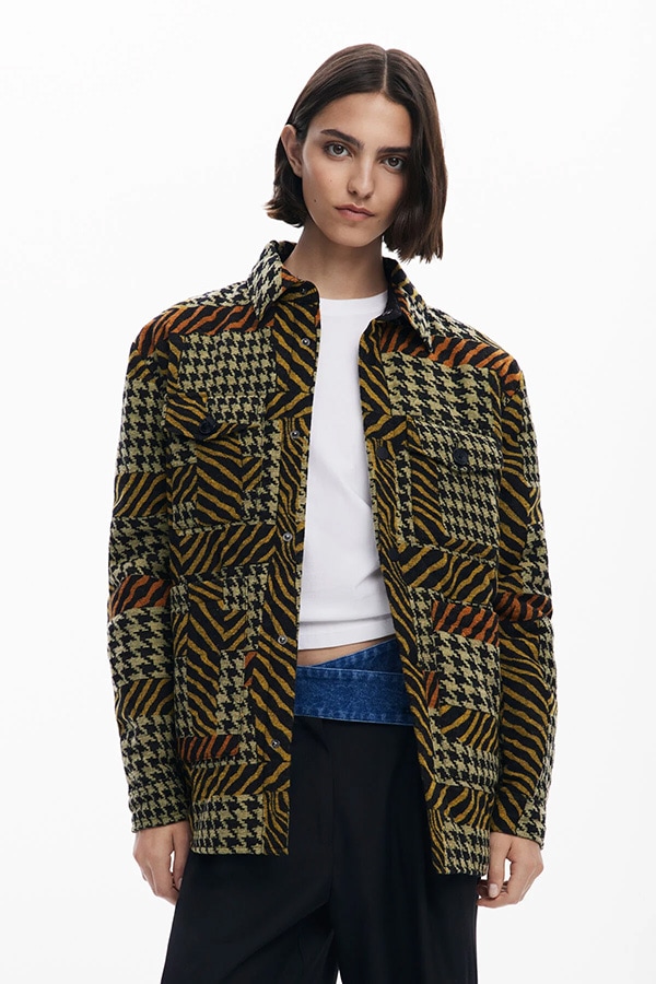 ��SALE 50%��DESIGUAL �ǥ������� ���㥱�å� ��ǥ����� 25WWEW03 CHAQ_HOUNDSTOOT_LACROIX 8019