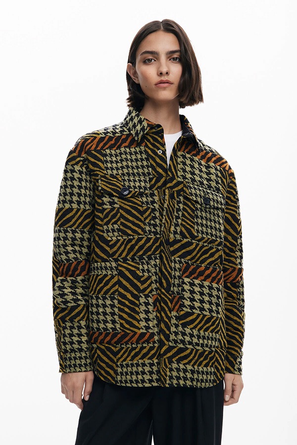 ��SALE 50%��DESIGUAL �ǥ������� ���㥱�å� ��ǥ����� 25WWEW03 CHAQ_HOUNDSTOOT_LACROIX 8019