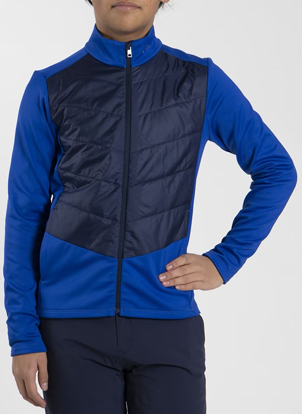 KJUS ���塼�� ����˥� �ܡ����� ������ ����ʡ����㥱�å� K00818 Boys Chase Midlayer Jacket K0081815 Trailblazer-Atlanta Blue