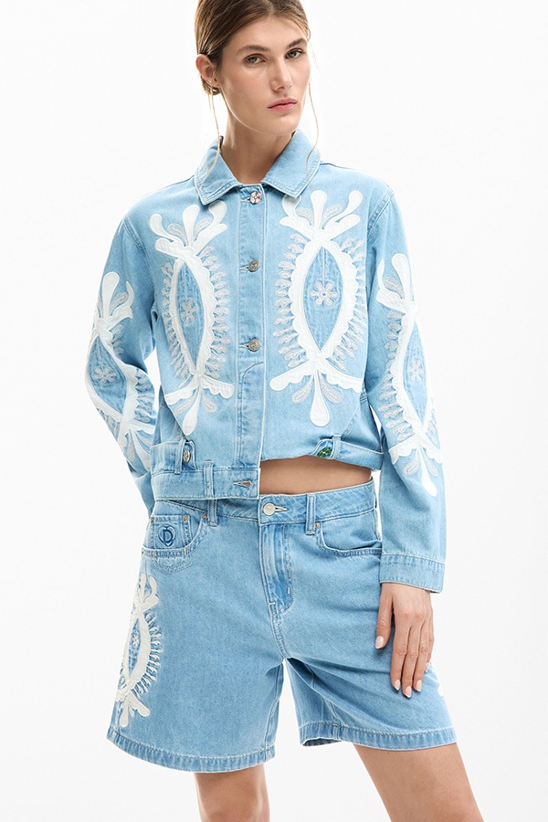 DESIGUAL �ǥ������� ��ǥ����� �ѥ�� 26SWDD45 DENIM_WAKANDA 5053