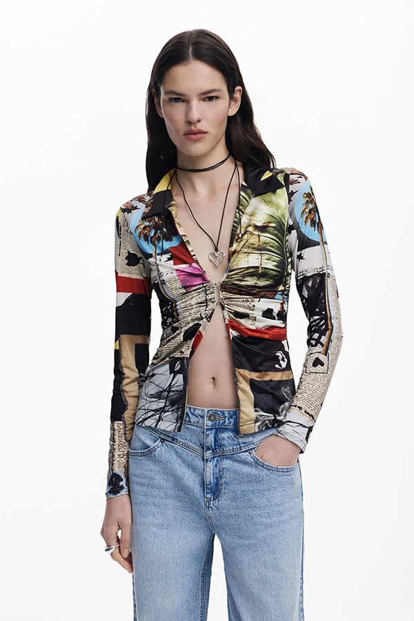 SALE 40%】DESIGUAL デシグアル カットソー レディース 25SWTK78