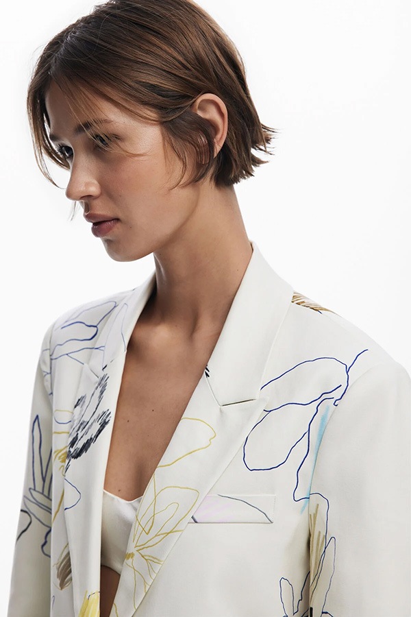 ��SALE 50%��DESIGUAL �ǥ������� ���㥱�å� ��ǥ����� 25WWEW21 BLAZER_ARTY 1001