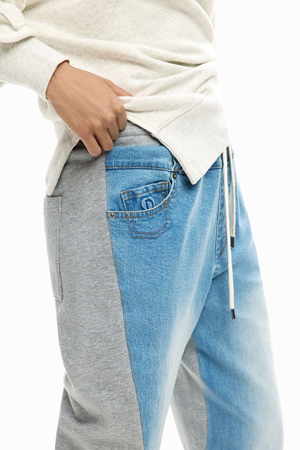 ��SALE 30%��DESIGUAL �ǥ������� ��ǥ����� �ѥ�� 26SWDD42 DENIM_SPORTTI 5007