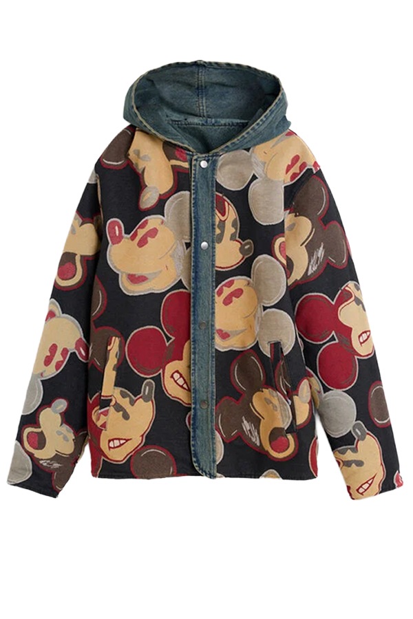 DESIGUAL �ǥ������� ��� ���㥱�å� 26SMED01 CHAQ_MICKEY JAQUARD 5053