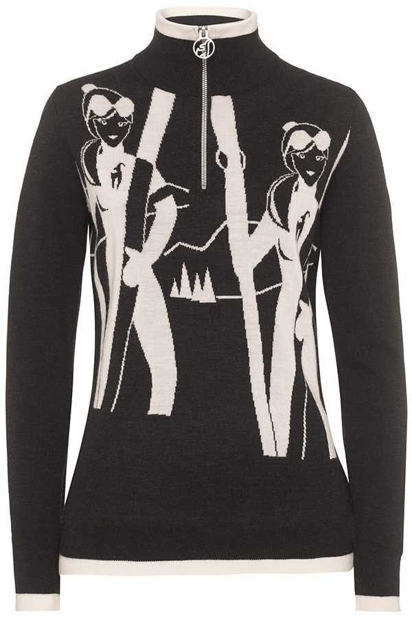 Toni Sailer �ȥˡ��������顼 ��ǥ����� ����������ʡ����㥱�å� 352720 QUENTINA Women Knit Pullover 100 black