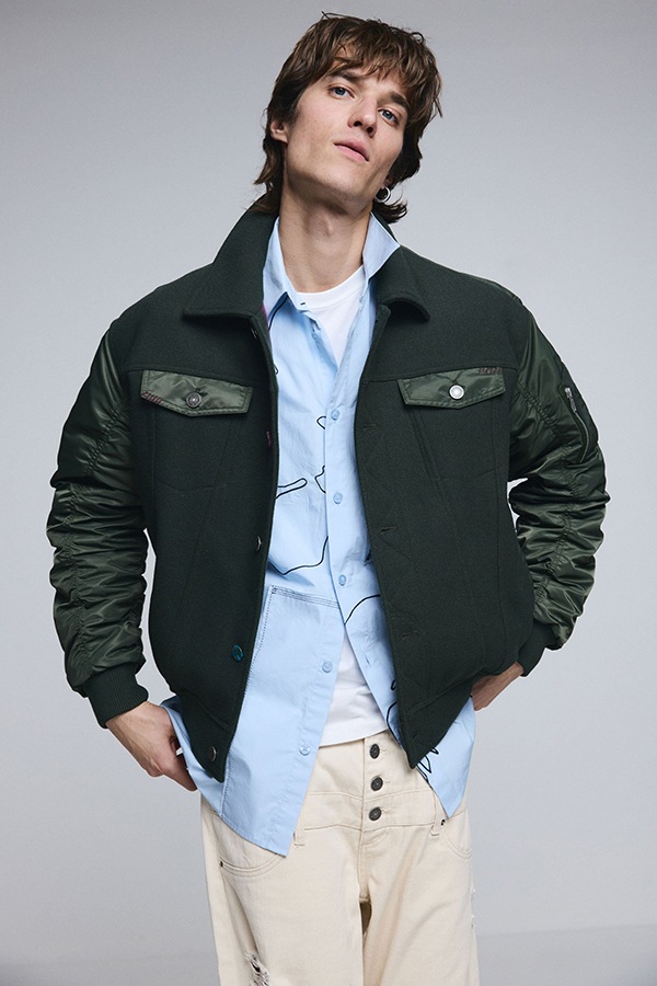 ��SALE 30%��DESIGUAL �ǥ������� ��� ���㥱�å� 26SMEW02 CHAQ_BOMBER PA���O 4003
