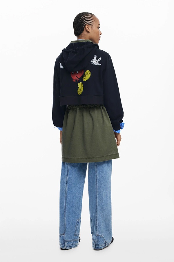 ��SALE 50%��DESIGUAL �ǥ������� ���㥱�å� ��ǥ����� 25WWEW28 CHAQ_MOUSE 4002