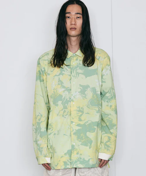 ��SALE 60%��alk phenix ���륯�ե��˥å��� ��� ����� EAM23IT13 Karu stretch shirts MIST GREEN