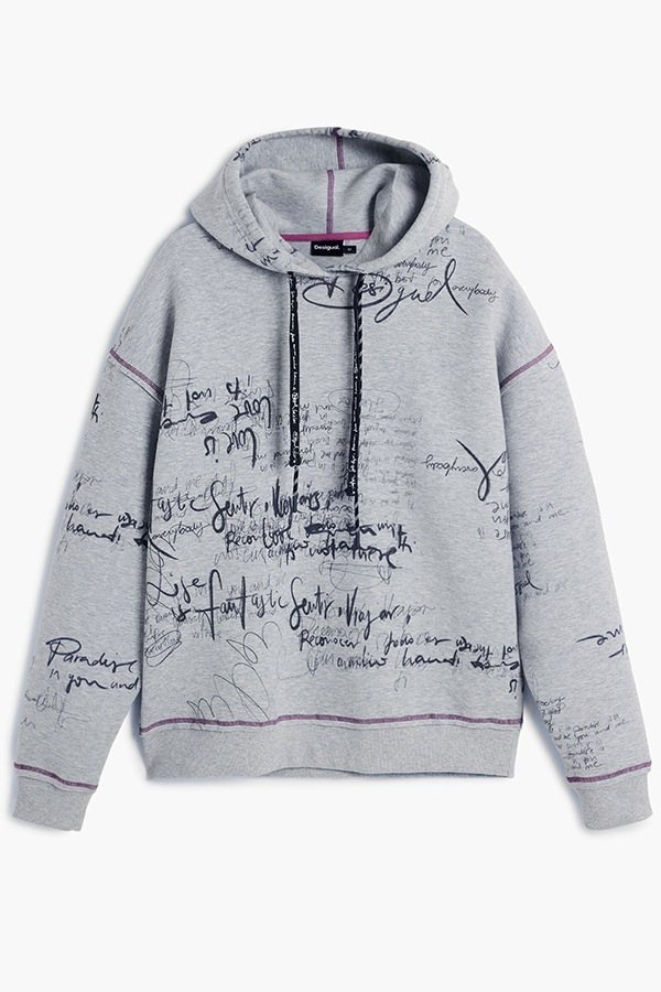 DESIGUAL �ǥ������� ��� �������å� 26SMSK01 SWEAT_LETTERING 2003