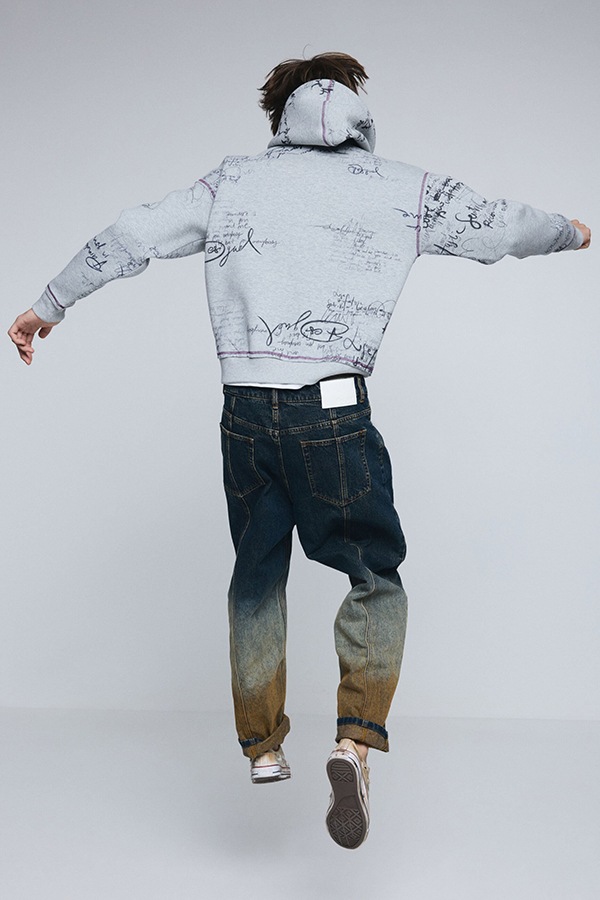 DESIGUAL �ǥ������� ��� �������å� 26SMSK01 SWEAT_LETTERING 2003